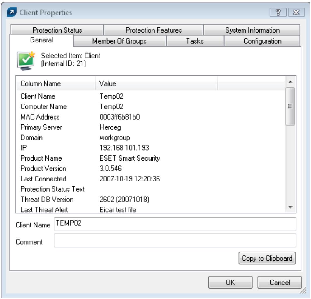 ESET REMOTE ADMINISTRATOR V2 - Clients tab - 2