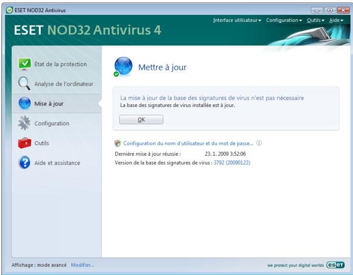 ESET NOD32 ANTIVIRUS 4 - Configuration des mises à jour - 1