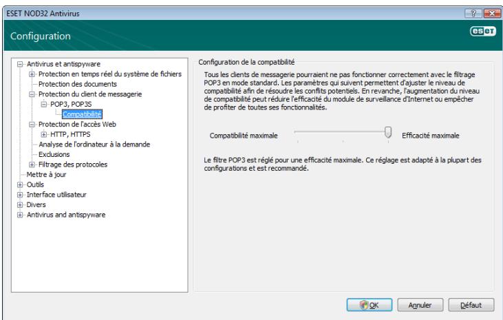 ESET NOD32 ANTIVIRUS 4 - Contrôle POP3 - 2