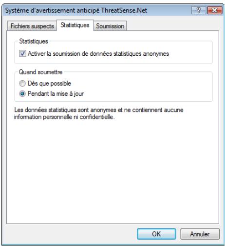ESET NOD32 ANTIVIRUS 4 - Quand soumettre - 1