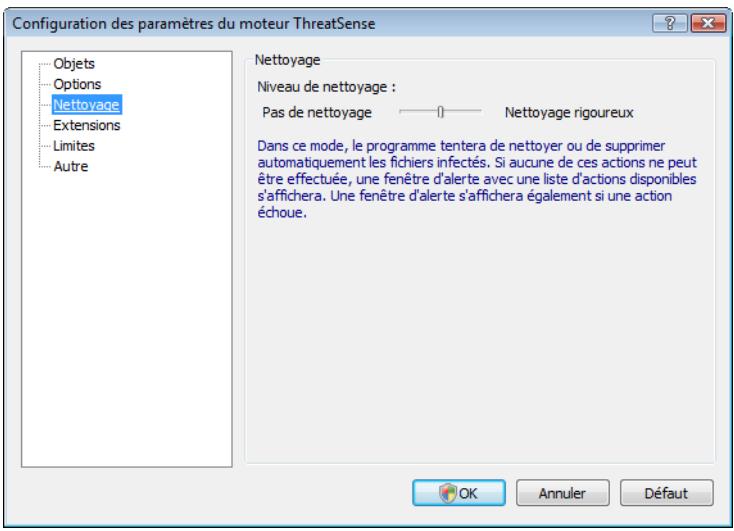 ESET NOD32 ANTIVIRUS 4 - Niveau de nettoyage - 1