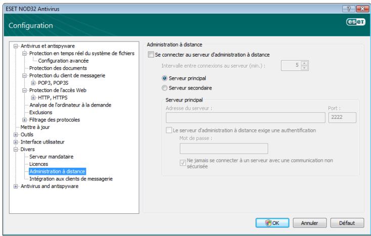 ESET NOD32 ANTIVIRUS 4 - Administration à distance - 1