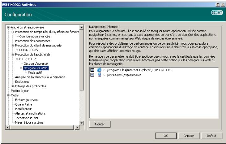 ESET NOD32 ANTIVIRUS 4 - Navigateurs web - 1