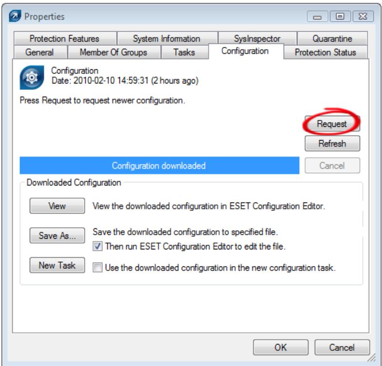 ESET REMOTE ADMINISTRATOR 4 - Replication &amp; information in individual tabs - 1