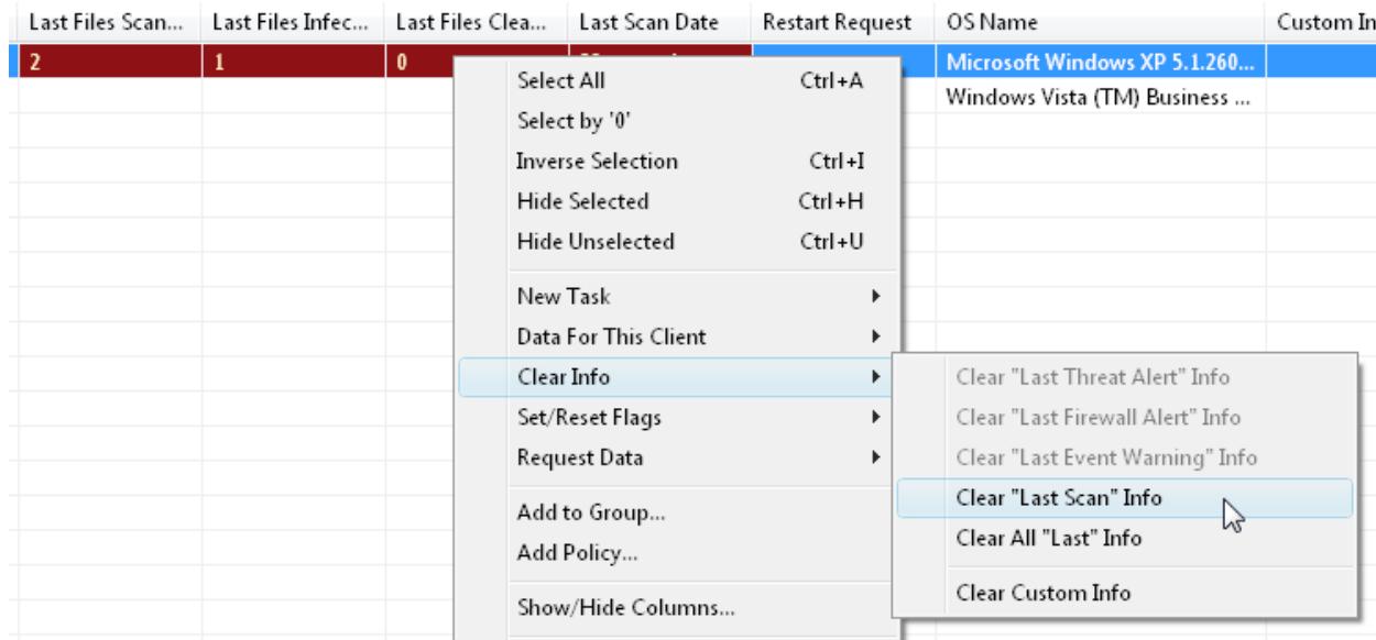 ESET REMOTE ADMINISTRATOR 4 - Clients tab - 1