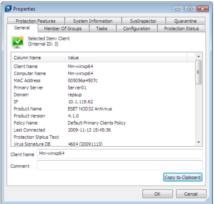 ESET REMOTE ADMINISTRATOR 4 - Clients tab - 2
