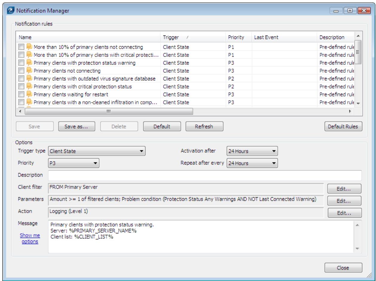 ESET REMOTE ADMINISTRATOR 4 - Notification Manager - 1