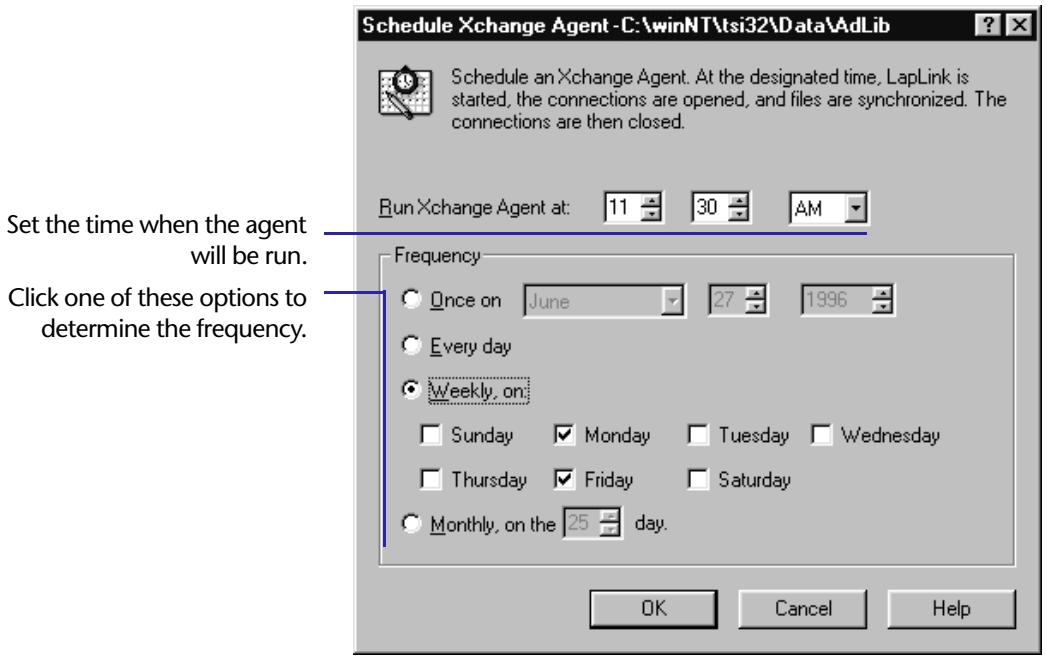 LAPLINK TECH - To schedule an Xchange Agent: - 1