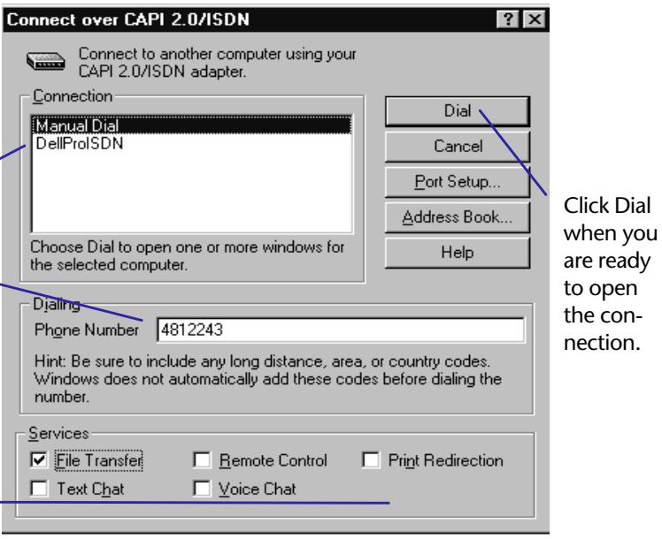 LAPLINK TECH - Connecting over CAPI 2.0/ISDN - 2