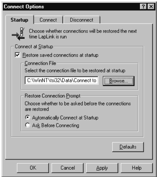 LAPLINK TECH - Three ways to restore a saved connection - 3