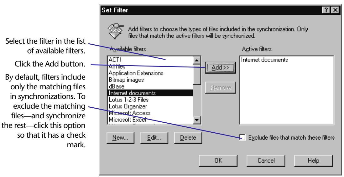 LAPLINK TECH - To create and apply your own filter: - 1