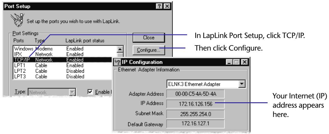 LAPLINK TECH - Connecting to a computer with a permanent Internet address - 1