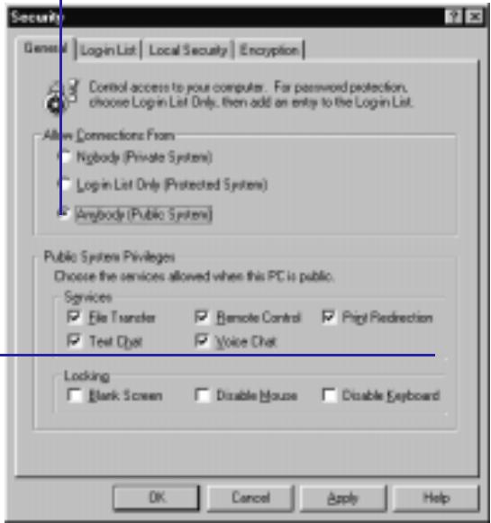 LAPLINK TECH - Relaxing security and opening connections - 2