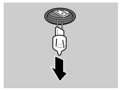 THERMADOR PODC302 - To replace the halogen bulb on the oven ceiling: - 2