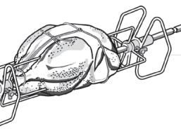 THERMADOR POMW301 - Trussing Poultry for the Rotisserie: - 5