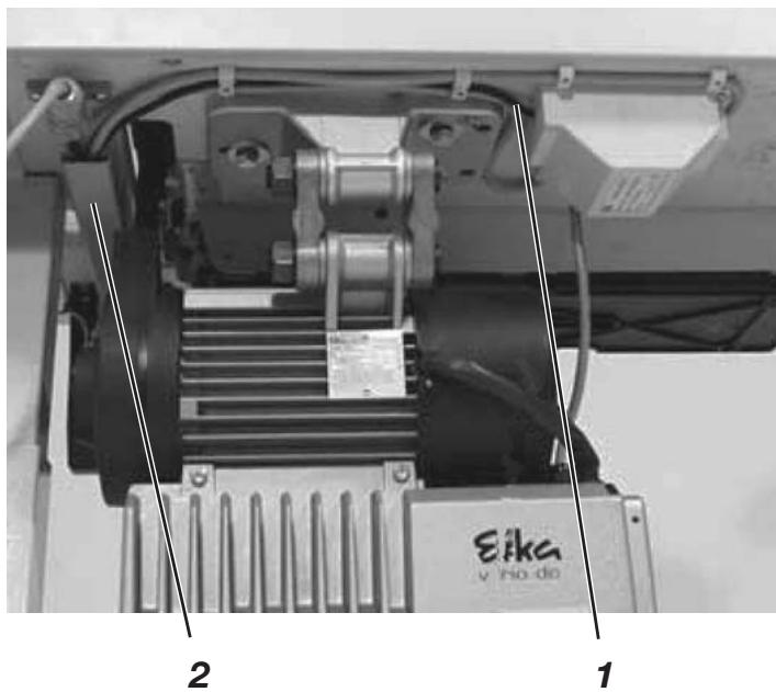 DURKOPP M-TYPE 867 - Attaching and connecting the sewing light transformer (optional equipment) - 1