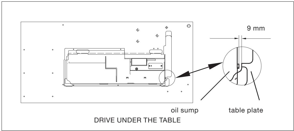 DURKOPP M-TYPE 867 - Assembling the table plate - 1