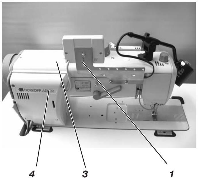 DURKOPP M-TYPE 867 - Fitting the operating panel - 1