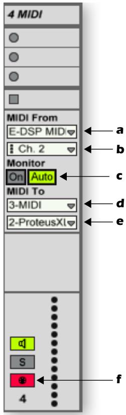 E-MU 1820 - Configuration pour enregistrer une piste MIDI - 3