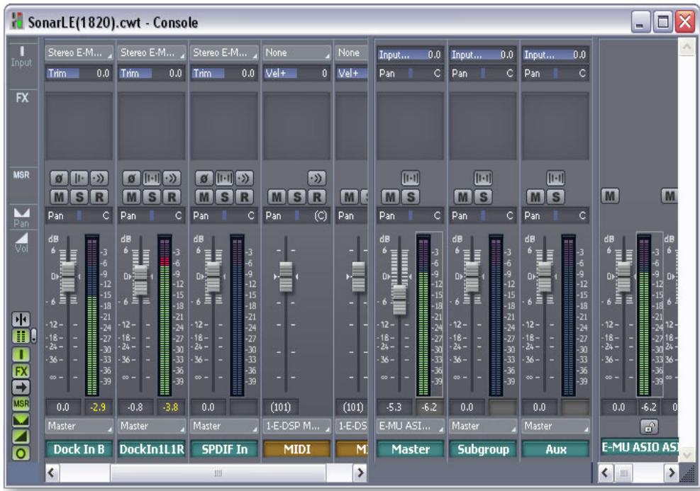 E-MU 1820 - - Exporter les signaux audio en stéréo reproduction - 2