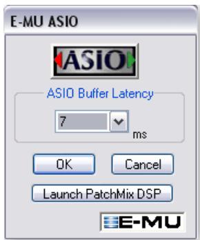 E-MU 1820 - - Réglage des préférences - 2