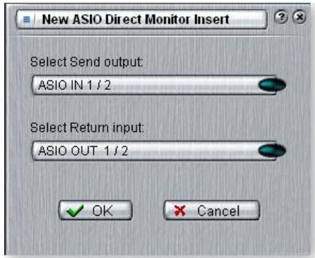 E-MU 1616M - Pour ajouter un département/retour d'écoute directe ASIO : - 1