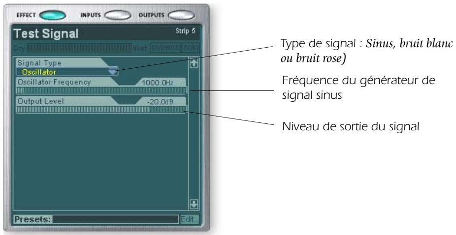 E-MU 1616M - Insertion d'un générateur de signal test - 1