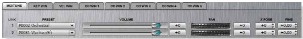 E-MU EMULATOR X3 - Mix/Tune Window - 1
