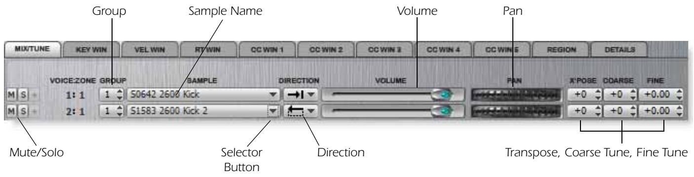 E-MU EMULATOR X3 - Mix/Tune Page - 1