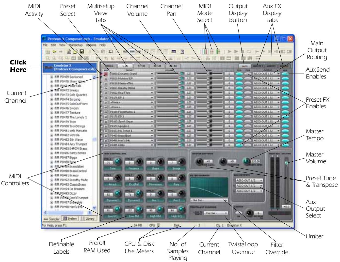 E-MU EMULATOR X3 - Multi Channel View - 1
