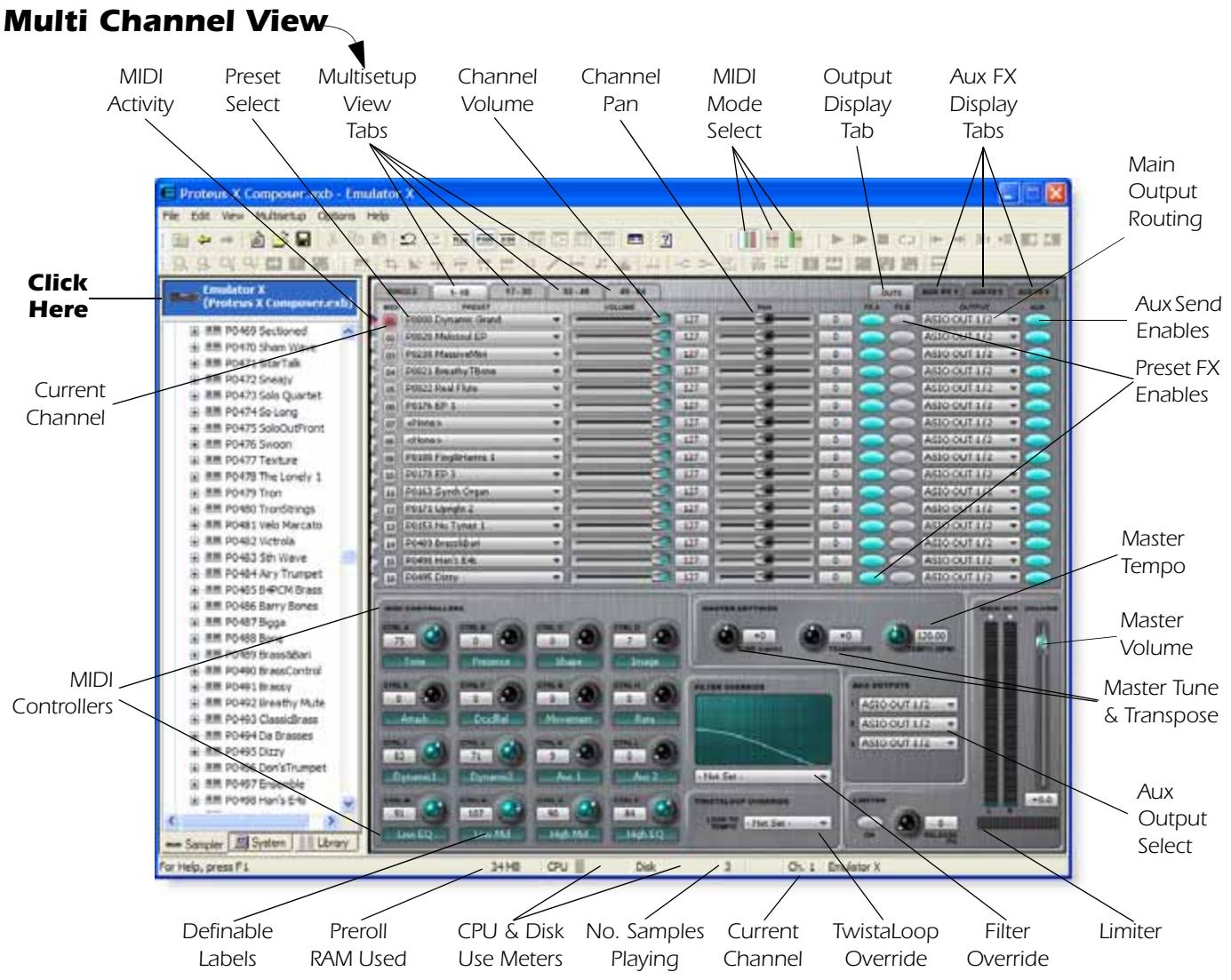 E-MU EMULATOR X3 - Multi Channel View - 1