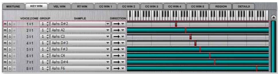 E-MU EMULATOR X3 - Placing the Samples on the Keyboard - 6