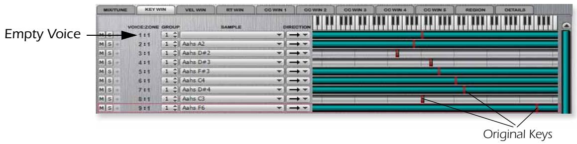 E-MU EMULATOR X3 - Placing the Samples on the Keyboard - 4