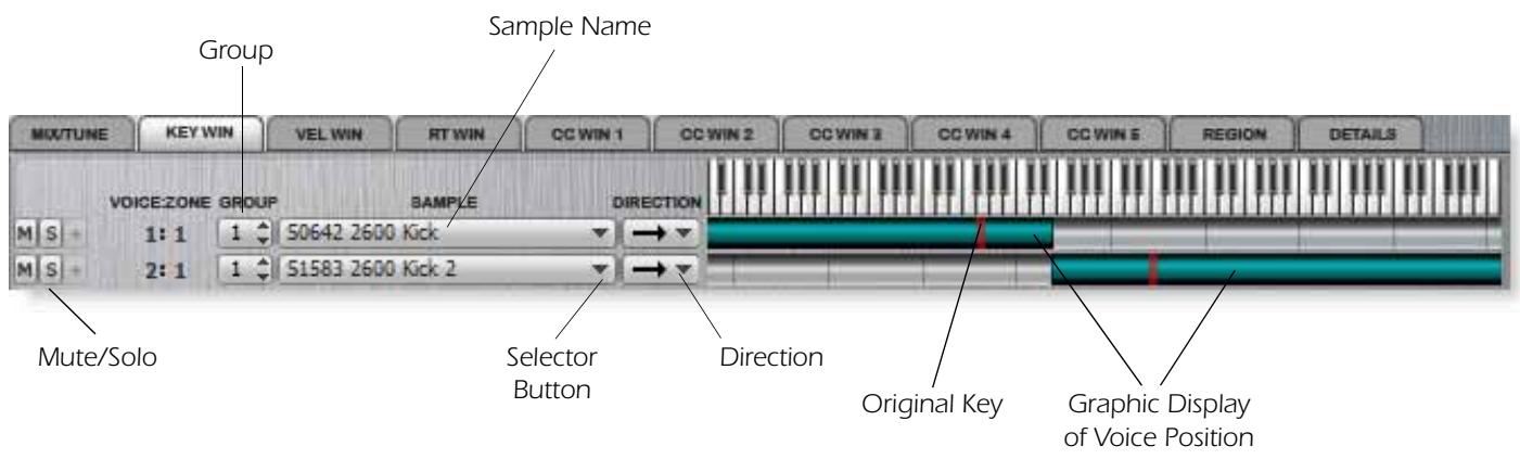 E-MU EMULATOR X3 - Key Window Page - 1
