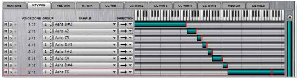 E-MU EMULATOR X3 - Placing the Samples on the Keyboard - 9