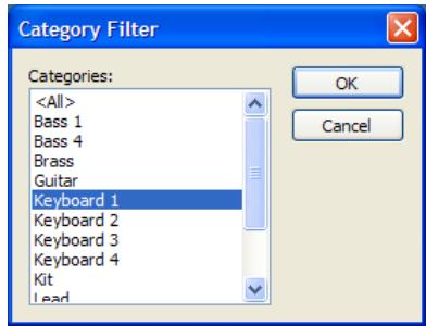E-MU EMULATOR X3 - To Select Presets by Category - 1