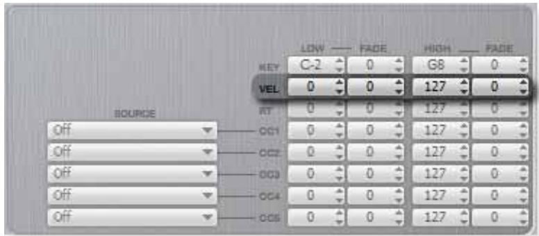 E-MU EMULATOR X3 - Using Values to Define Velocity Window Parameters - 1