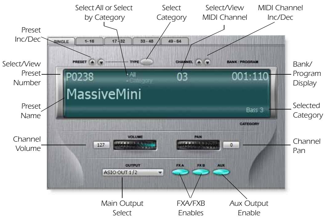 E-MU EMULATOR X3 - Changing Presets (from Single View) - 1