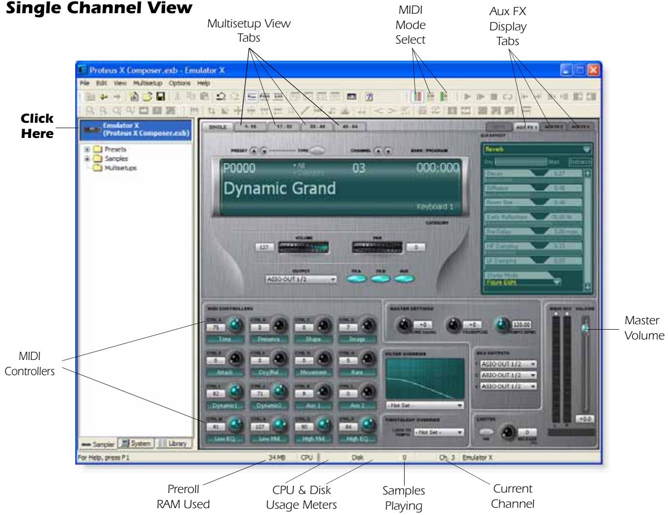 E-MU EMULATOR X3 - Multisetup Page - 1