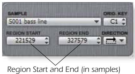 E-MU EMULATOR X3 - Creating or Editing a Region - 3