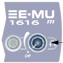E-MU 1616 - Connexion du MicroDock - 2