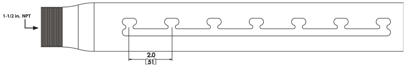 SANUS VISIONMOUNT ADJUSTABLE EXTENSION COLUMN FOR VMCM1-VMCA10B - Supplied Parts and Hardware - 11