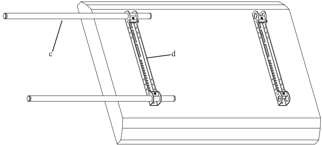 SANUS VISIONMOUNT FLAT PANEL WALL MOUNT-VMSA - Step 5: Attach the Arm Assembly to the Television - 1