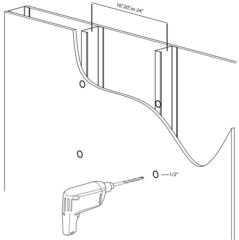 SANUS VISIONMOUNT STEEL STUD MOUNTING KIT-SSMK1 - Attention - 3