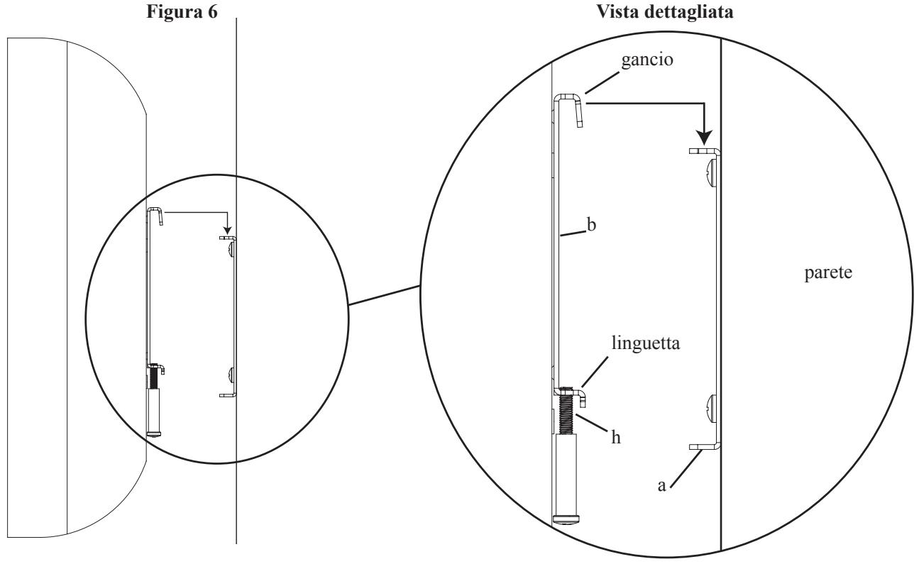 SANUS VMFL1 - Nota: non serrare i bulloni di blocco (h) in quello momento. - 1