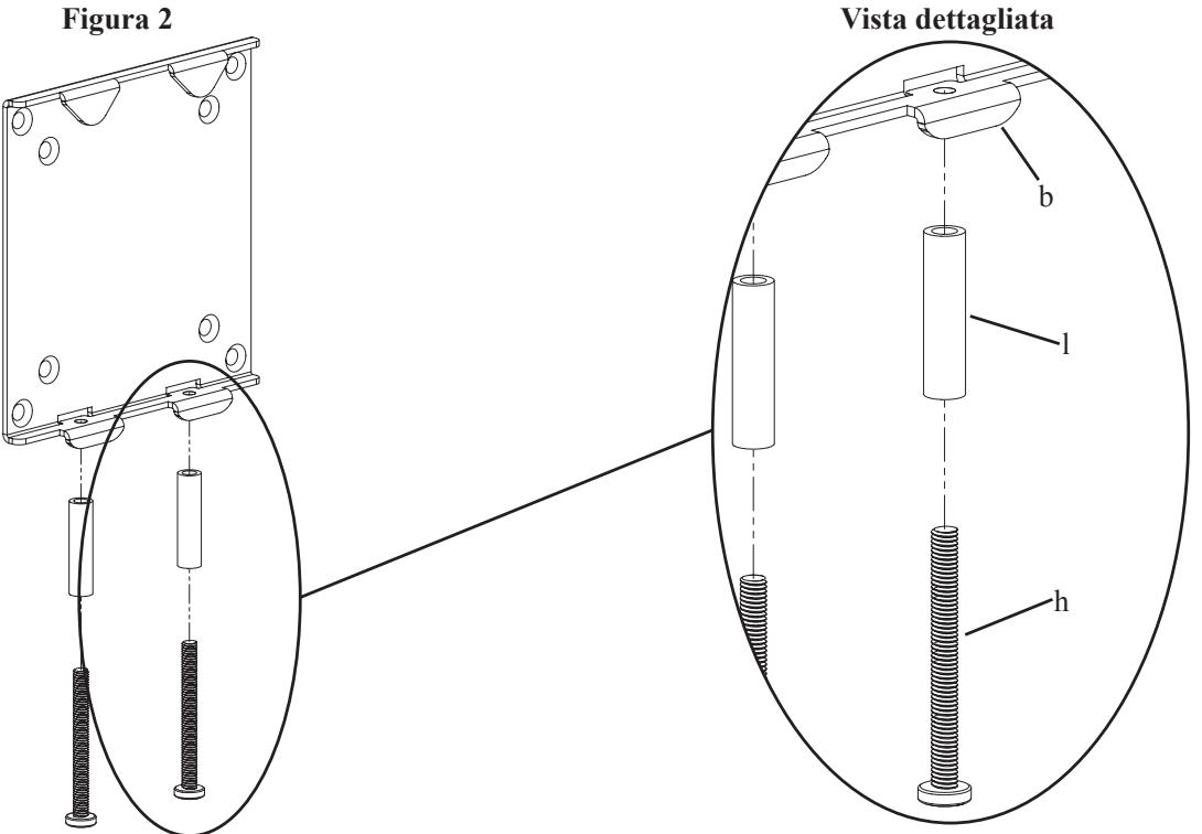 SANUS VMFL1 - Fase 2: installare i bulloni di bloccaggio M5 - 1