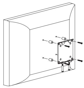 SANUS VMFL1 - Fase 3: installare la staffa per monitor a TV con retro piatto - 5