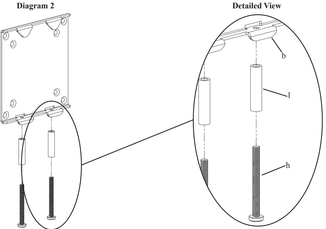 SANUS VMFL1 - Step 2: Install M5 Locking Bolts - 1