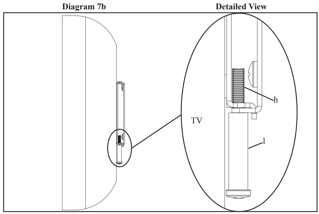 SANUS VMFL1 - Step 5: Attach Monitor Bracket to a TV with a deeply recessed hole pattern - 5