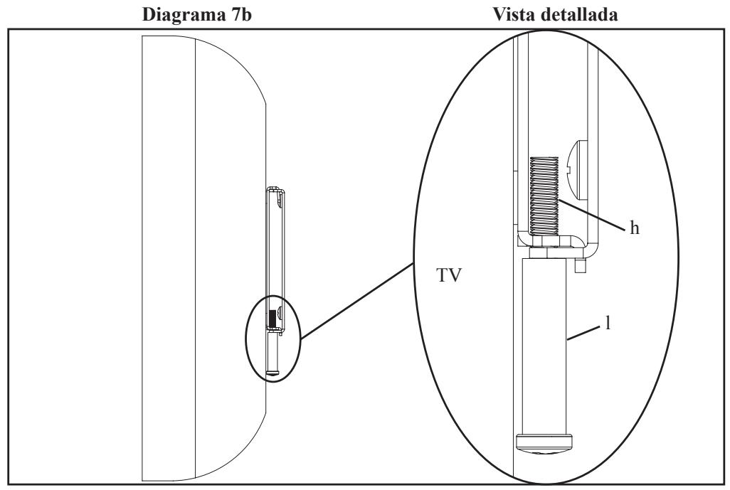 SANUS VMFL1 - Paso 2: Instalar los pernos de bloqueo M5 - 10